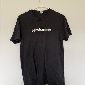 Black Logo Crewneck T-Shirt